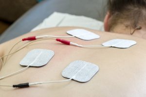 Patient Recieving Electrical Stimulation Therapy
