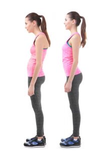 Woman with Improved Posture